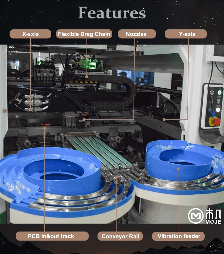 Economical Efficient LED Lens Pick-and place machine